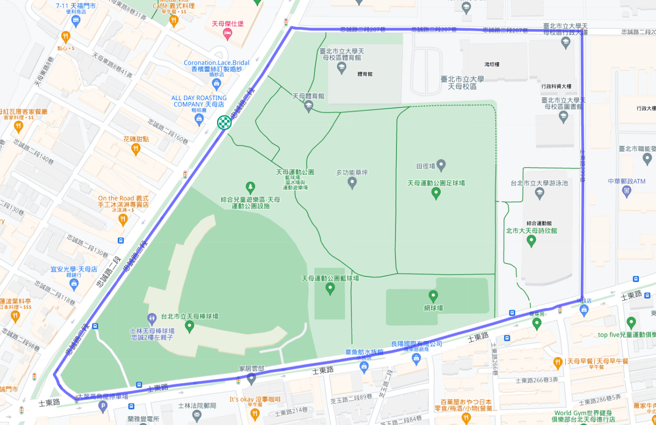 2024【96聯賽 第三站】 96CyclingRace 台北天母站 賽事說明圖 2