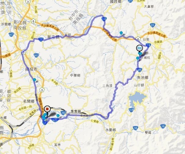 2024年 NeverStop永不放棄 紫南宮一騎來發財 環縣自行車 99.9K 賽事說明圖 2